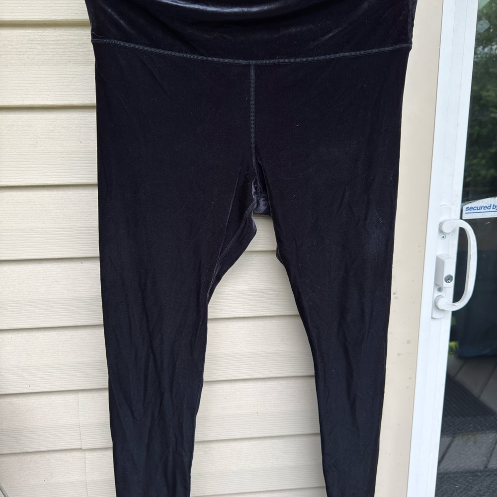 Athleta Elation Ultra High Rise Velvet Leggings